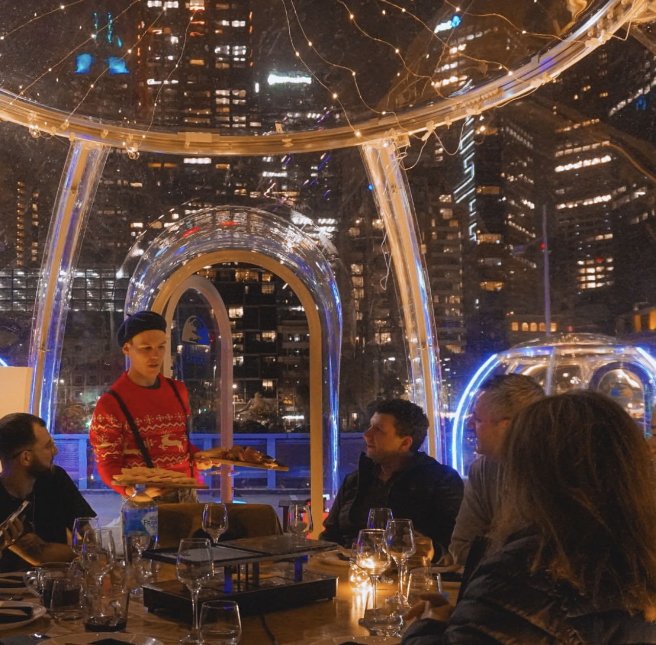 Igloo dining experience